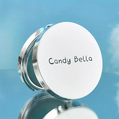 Long-Lasting, Soft Matte Finish Candy Bell Face Powder Compact - Waterproof, Oil Control, Lightweight, Buildable Coverage, Flawless Base, Natural Look, Compact Design