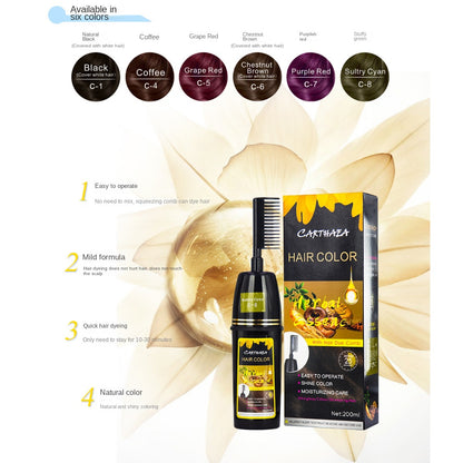 Natural Luxe Hair Colorant - Vibrant, Long-Lasting Hair Dye for Women and Men - Enhance, Nourish, and Protect Your Hair with This Easy-to-Use, Chemical-Free, Cruelty-Free, and Gentle Hair Coloring Product