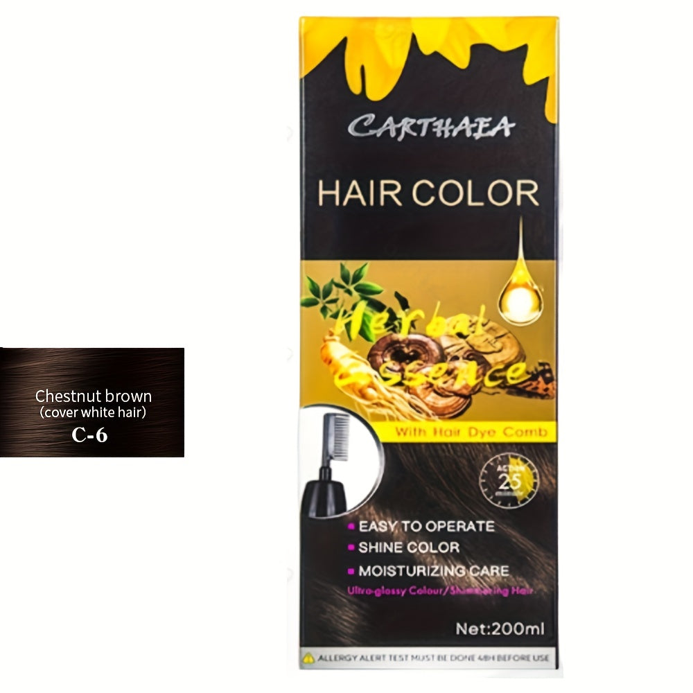 Natural Luxe Hair Colorant - Vibrant, Long-Lasting Hair Dye for Women and Men - Enhance, Nourish, and Protect Your Hair with This Easy-to-Use, Chemical-Free, Cruelty-Free, and Gentle Hair Coloring Product