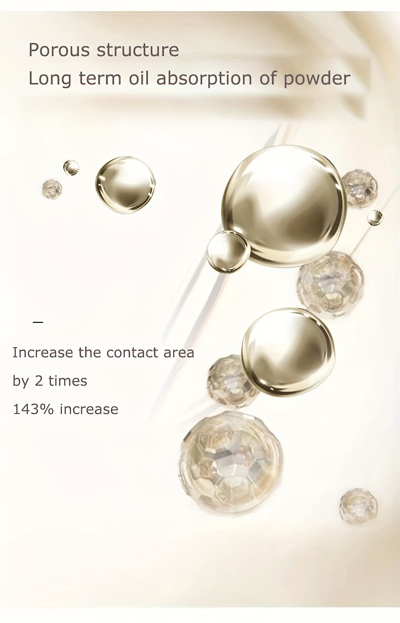 Long-Lasting, Soft Matte Finish Candy Bell Face Powder Compact - Waterproof, Oil Control, Lightweight, Buildable Coverage, Flawless Base, Natural Look, Compact Design