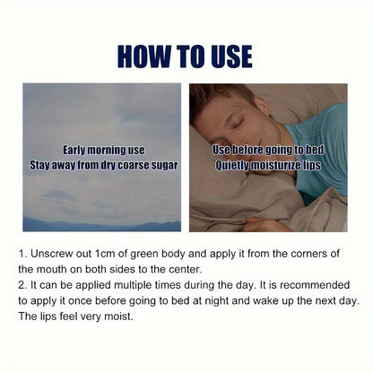 1pc 2.7g Men's Moisturizing Lip Balm, Hydrating Moisturizing Lip Lines, Gentle Moisturizing Natural Glossy Lip Balm, Shea Butter Wax Stick With Plant Squalane