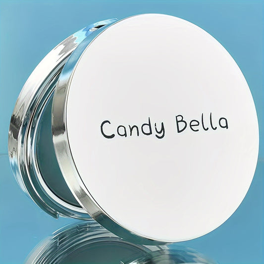 Long-Lasting, Soft Matte Finish Candy Bell Face Powder Compact - Waterproof, Oil Control, Lightweight, Buildable Coverage, Flawless Base, Natural Look, Compact Design