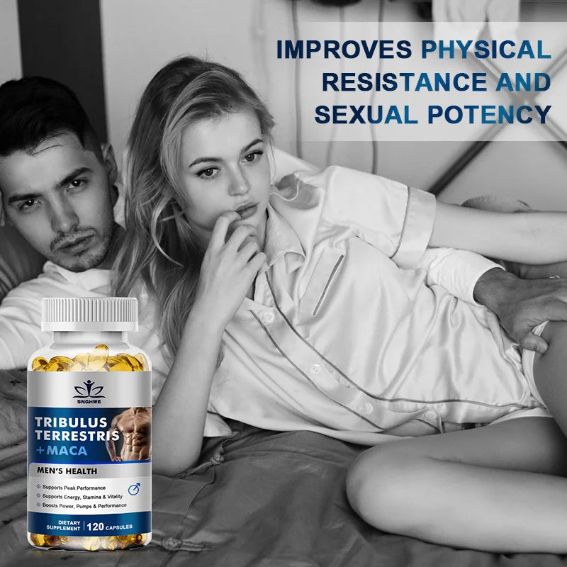 Natural plant extract Terrestris ginseng maca - a natural level supplement for men and women