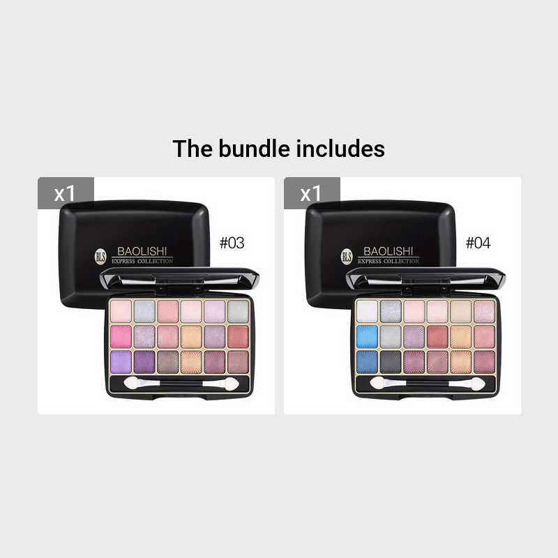 18 Shades Matte Eyeshadow Palette, Pearly Glitter Finish Earth Color Tone, Long Lasting Natural Blendable Colorful Eyeshadow Cosmetics, Gifts For Women Contain Plant Squalene