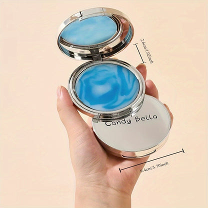 Long-Lasting, Soft Matte Finish Candy Bell Face Powder Compact - Waterproof, Oil Control, Lightweight, Buildable Coverage, Flawless Base, Natural Look, Compact Design