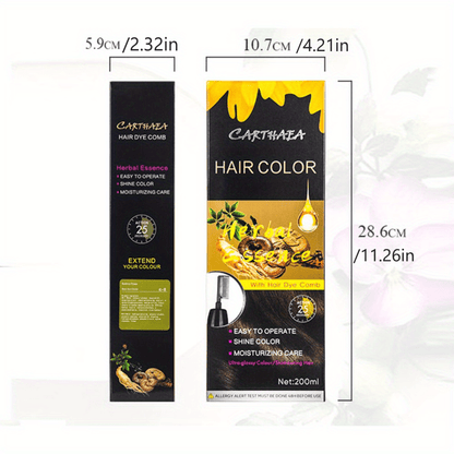 Natural Luxe Hair Colorant - Vibrant, Long-Lasting Hair Dye for Women and Men - Enhance, Nourish, and Protect Your Hair with This Easy-to-Use, Chemical-Free, Cruelty-Free, and Gentle Hair Coloring Product