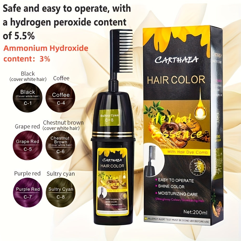 Natural Luxe Hair Colorant - Vibrant, Long-Lasting Hair Dye for Women and Men - Enhance, Nourish, and Protect Your Hair with This Easy-to-Use, Chemical-Free, Cruelty-Free, and Gentle Hair Coloring Product